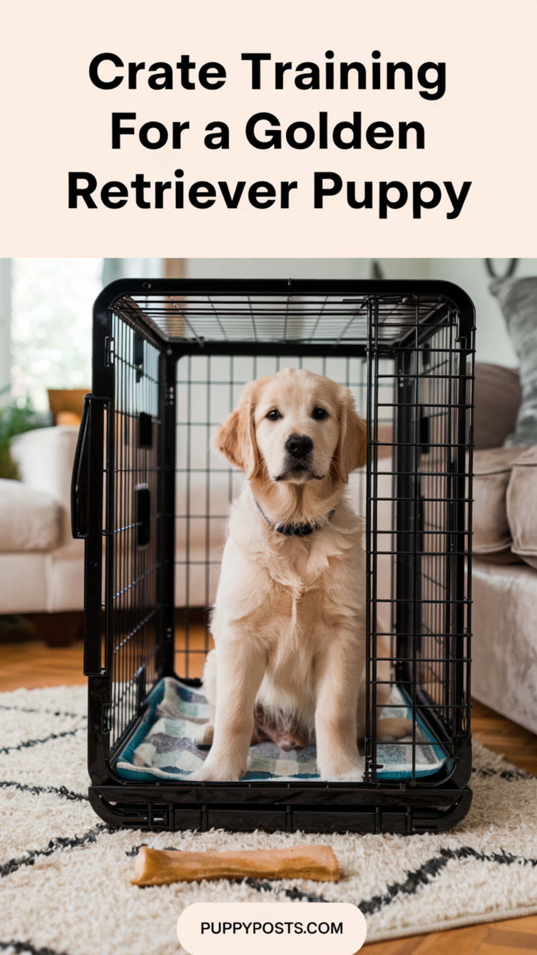 Crate Training For A Golden Retriever Puppy Crate Training For A Golden Retriever Puppy