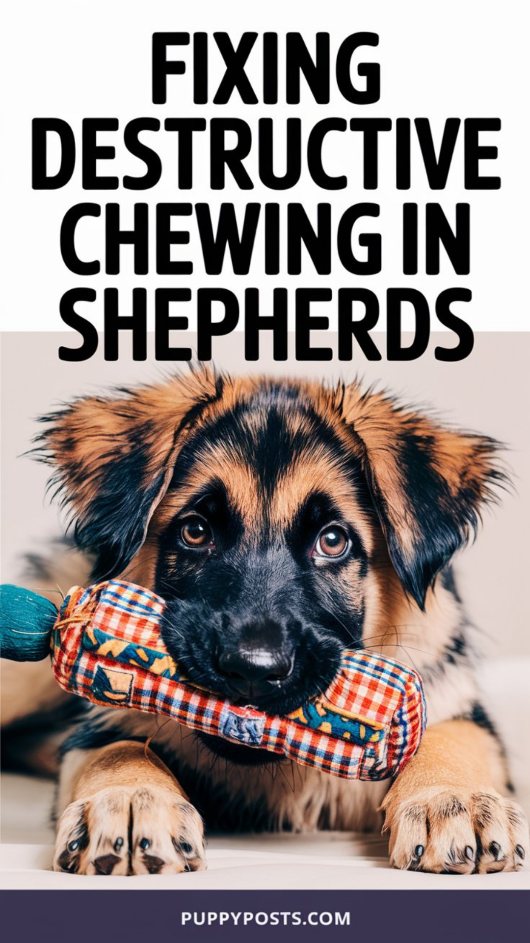 Fixing destructive chewing in German Shepherds Fixing destructive chewing in German Shepherds