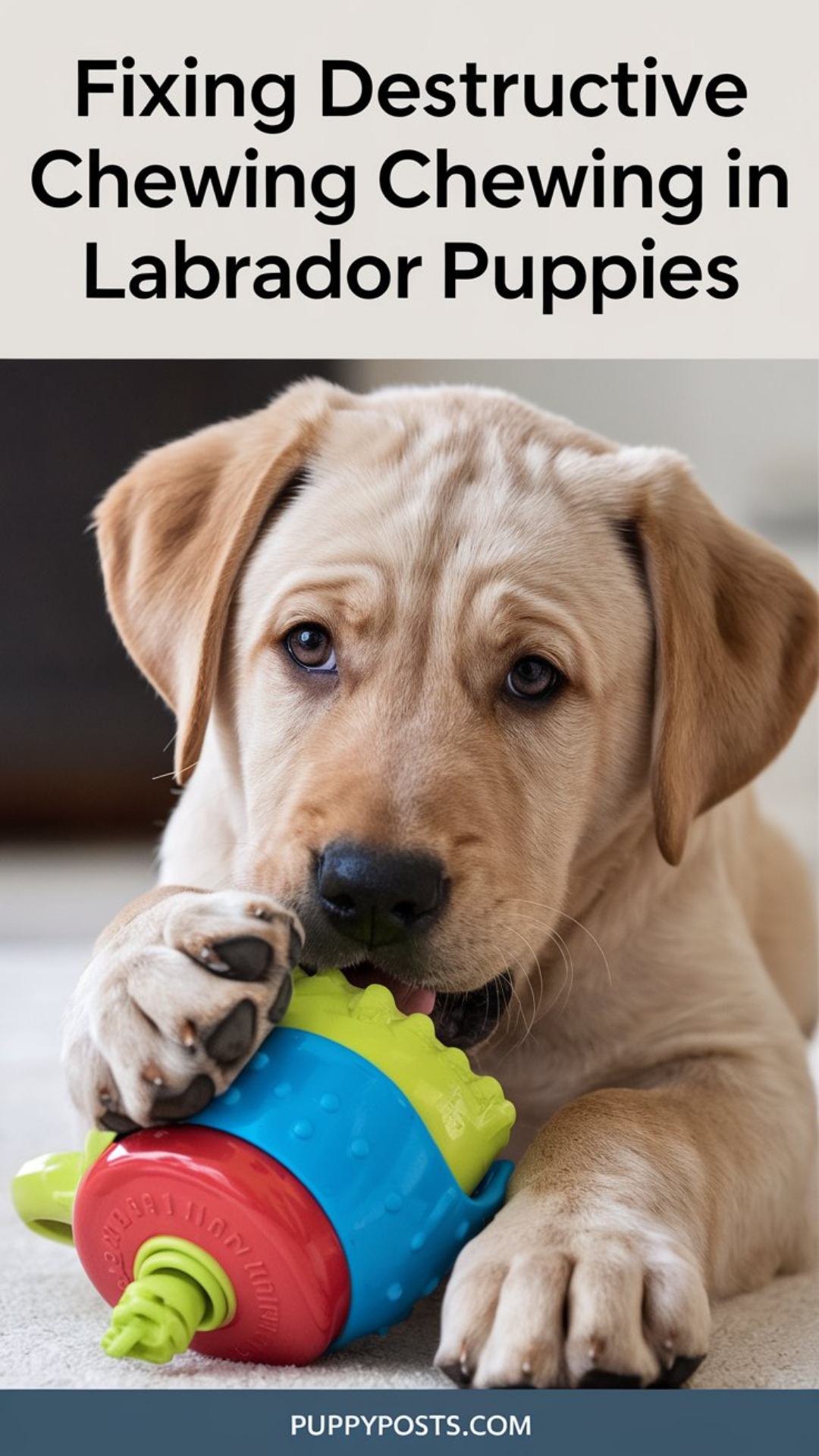 Fixing destructive chewing in Labrador puppies Fixing destructive chewing in Labrador puppies