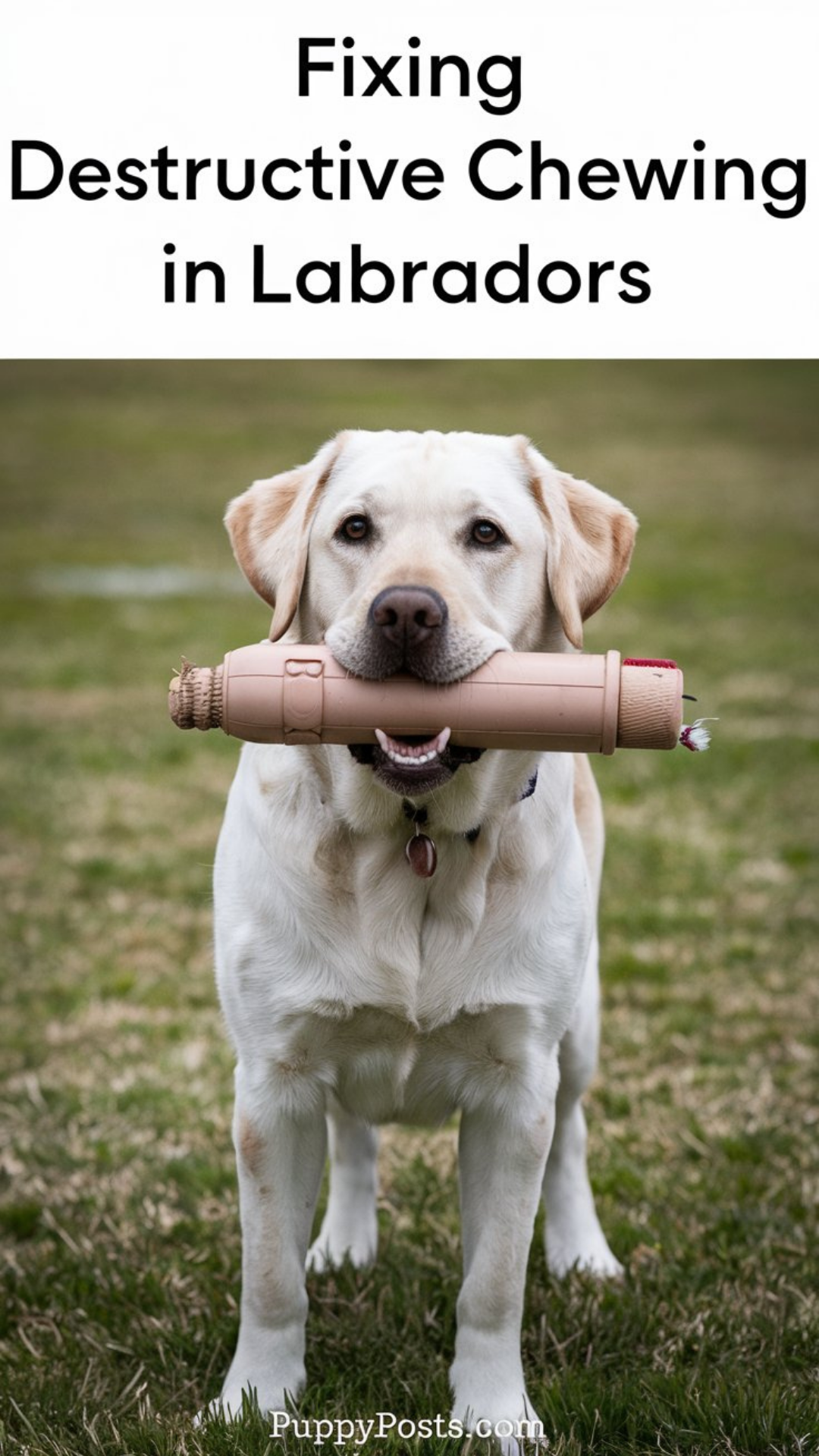 Fixing destructive chewing in Labradors Fixing destructive chewing in Labradors