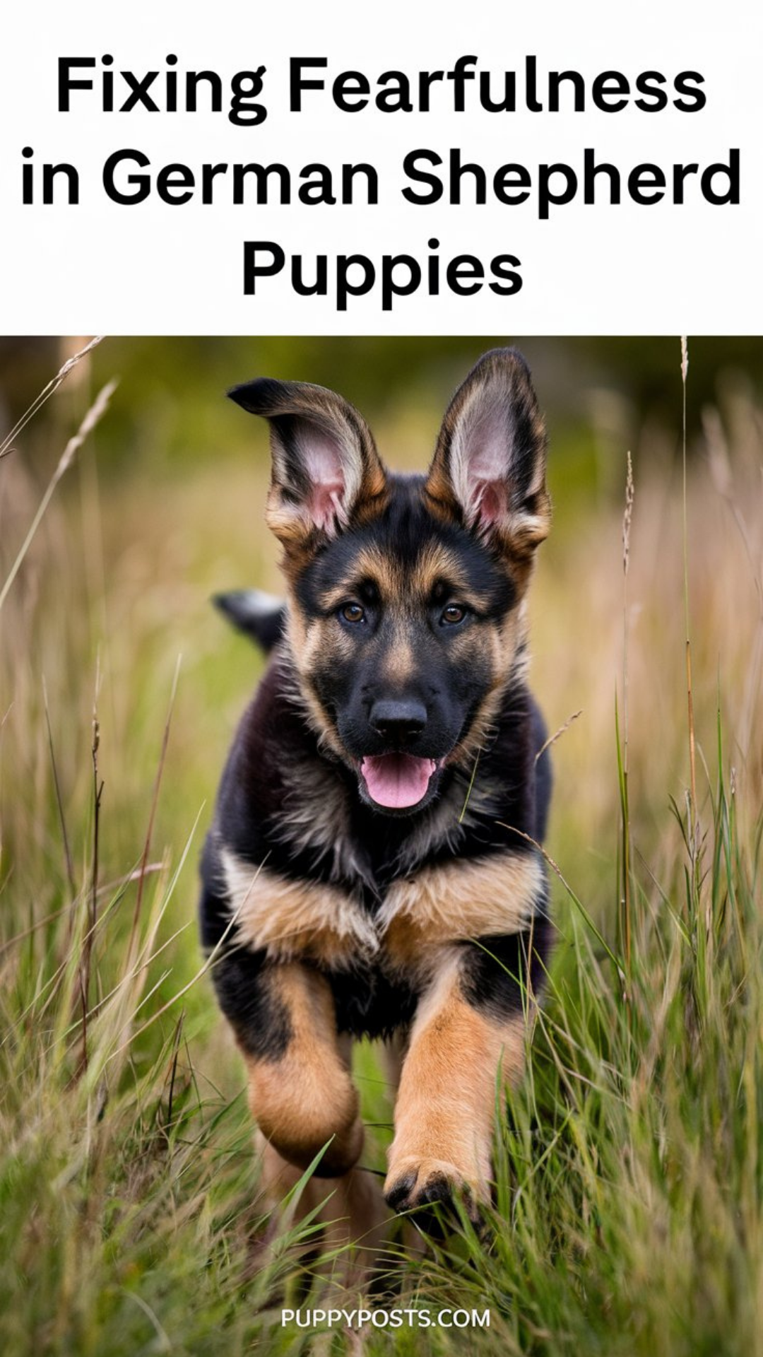 Fixing fearfulness in German Shepherd puppies Fixing fearfulness in German Shepherd puppies