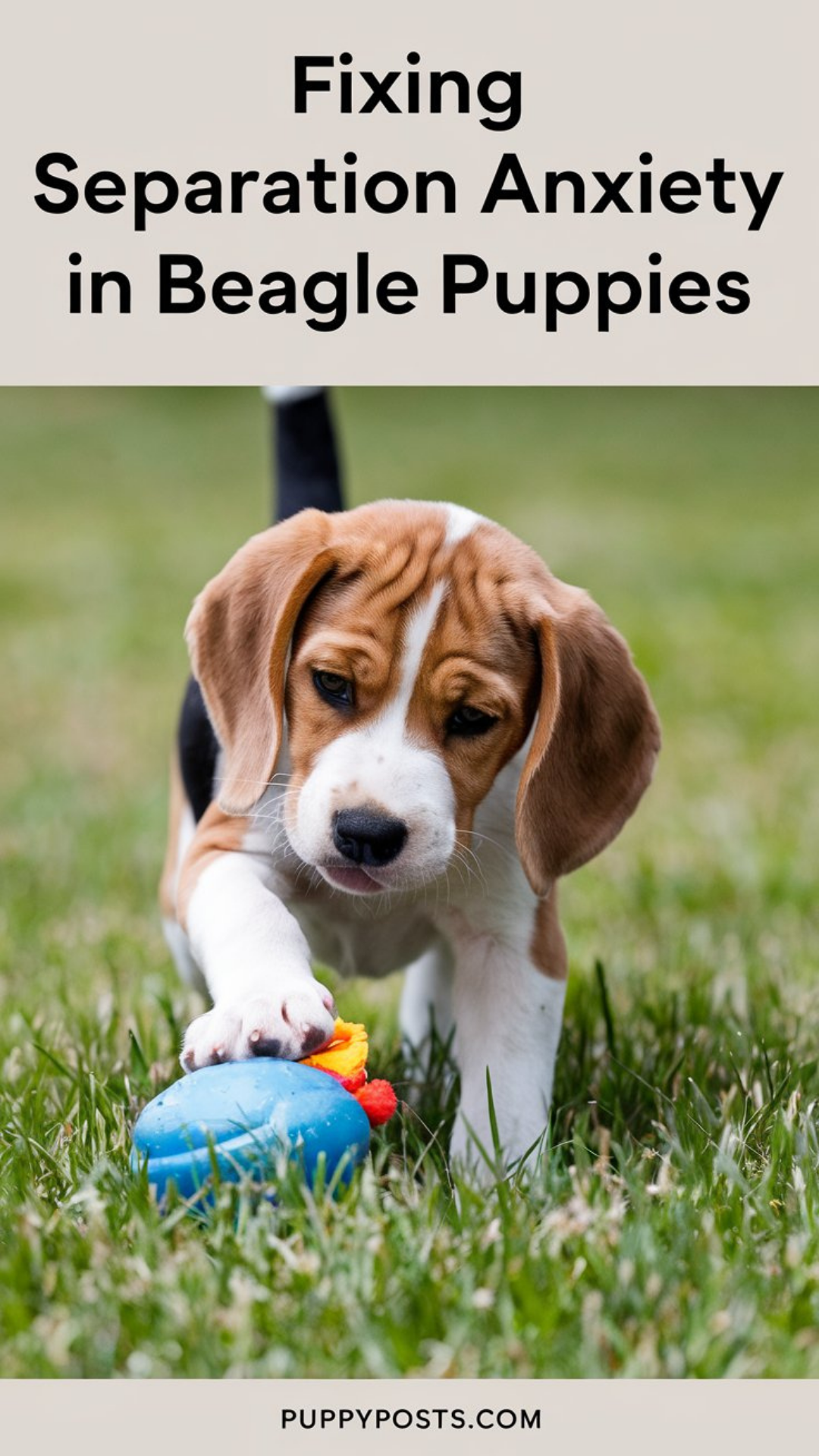Fixing separation anxiety in Beagle puppies Fixing separation anxiety in Beagle puppies