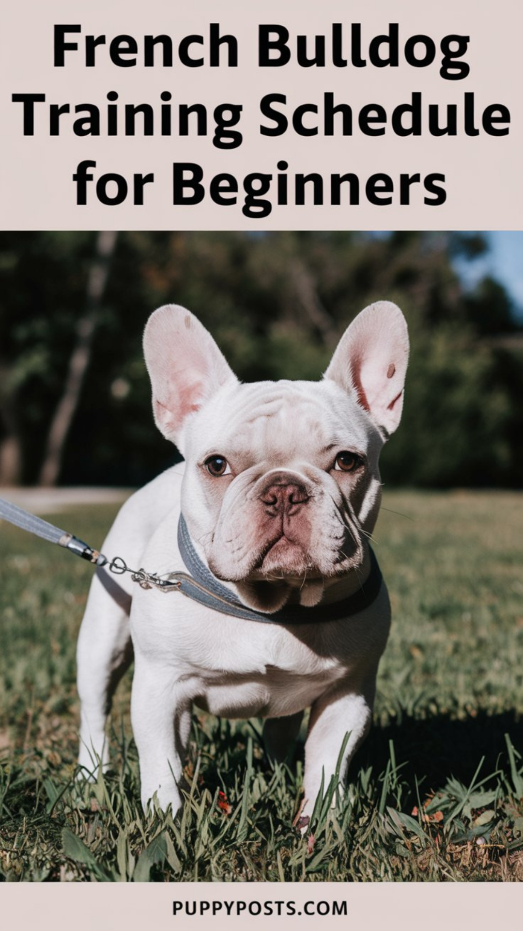 French Bulldog training schedule for beginners French Bulldog training schedule for beginners