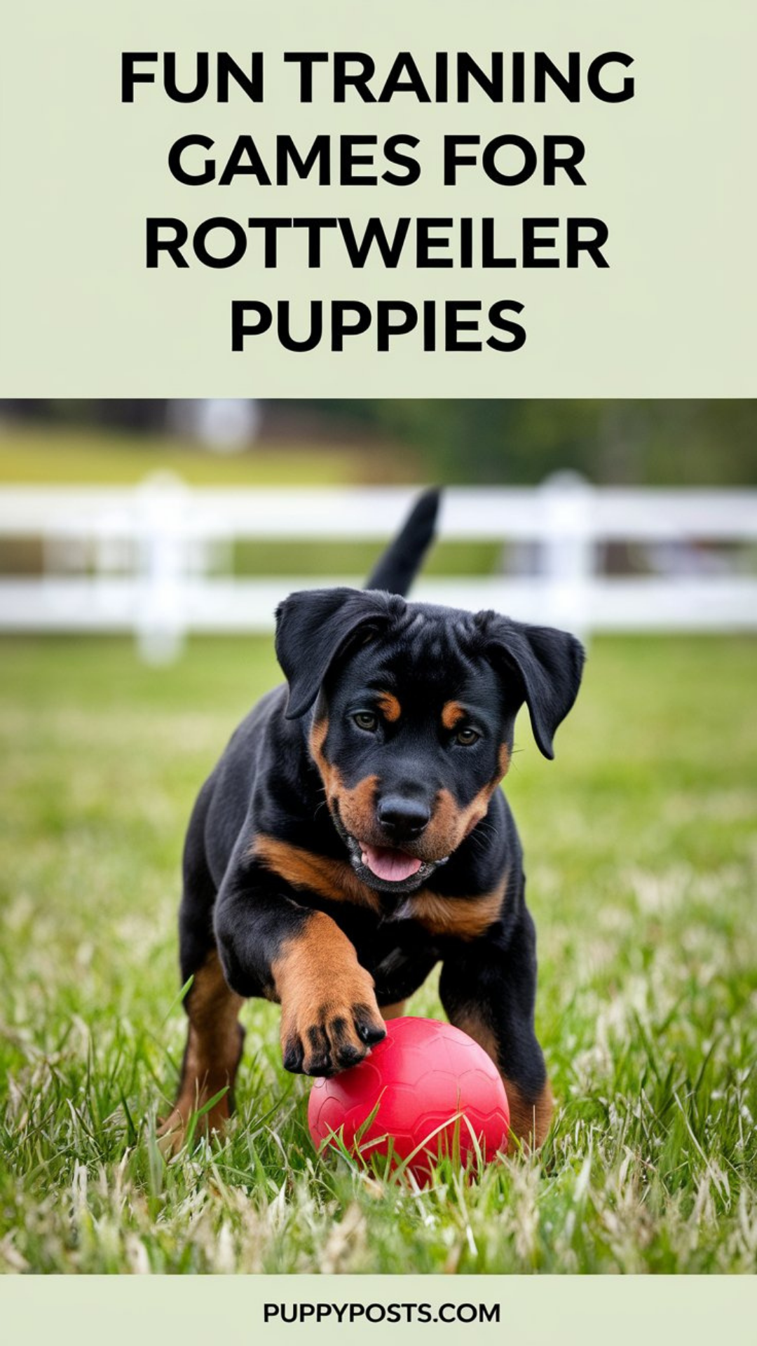 Fun training games for Rottweiler puppies Fun training games for Rottweiler puppies