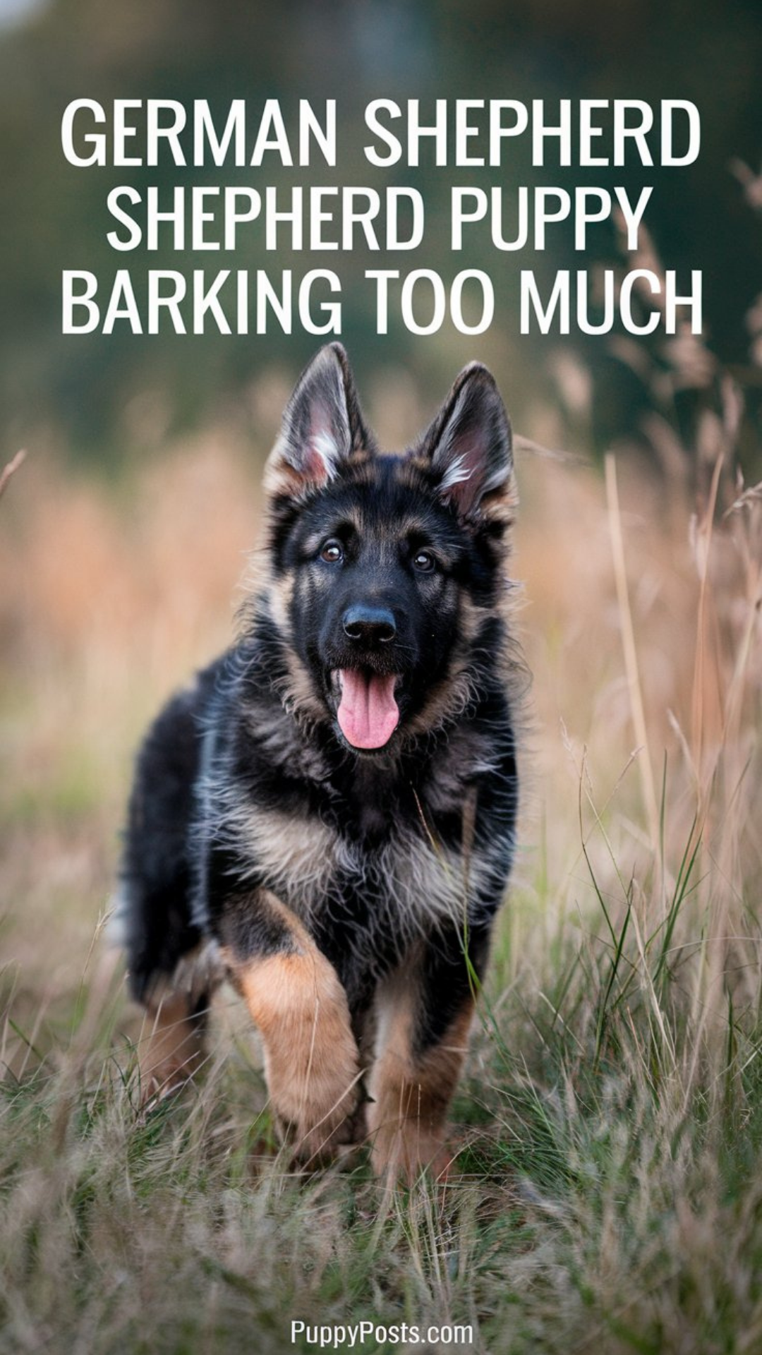 German Shepherd puppy barking too much German Shepherd puppy barking too much