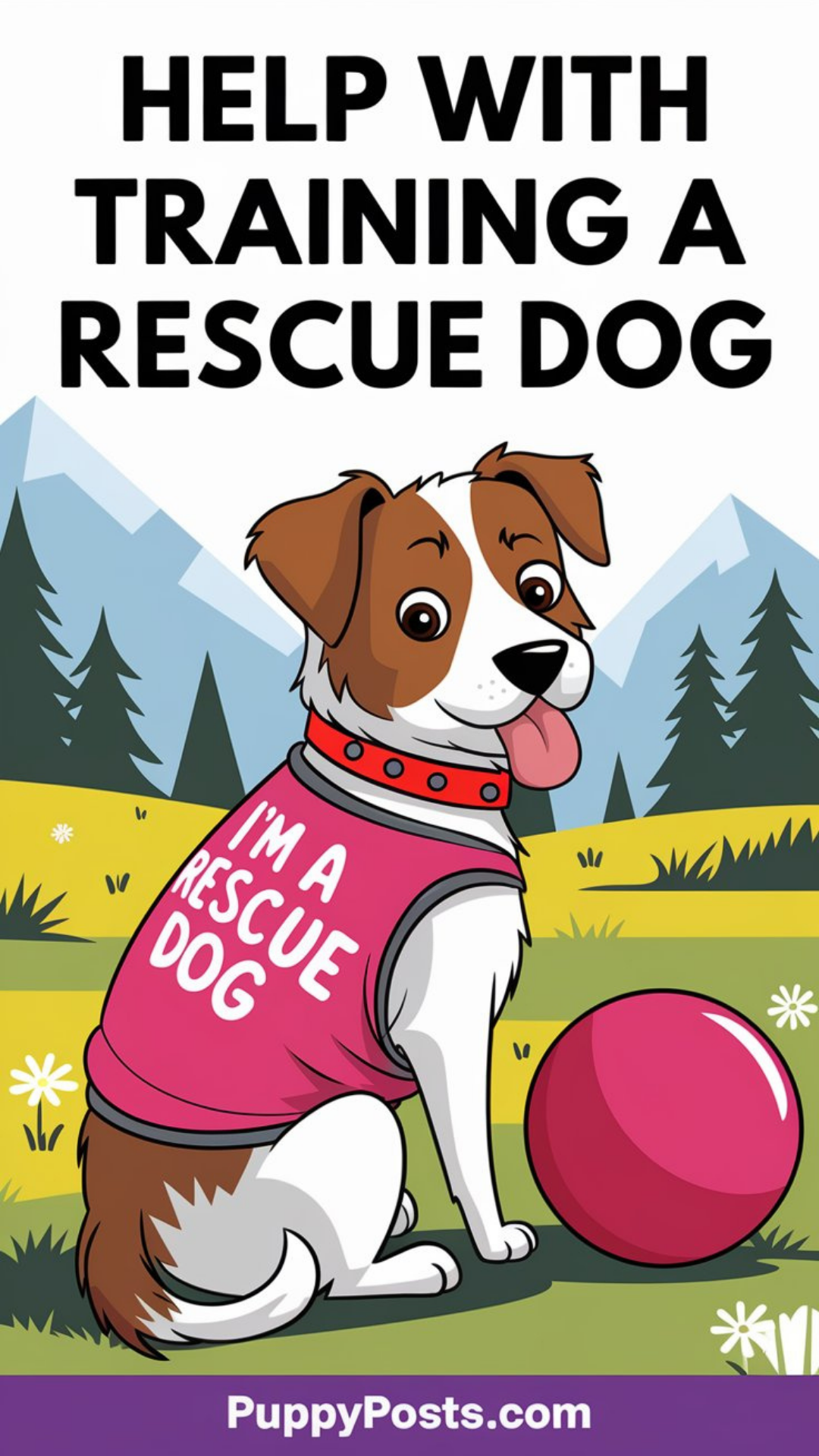 Help with training a rescue dog