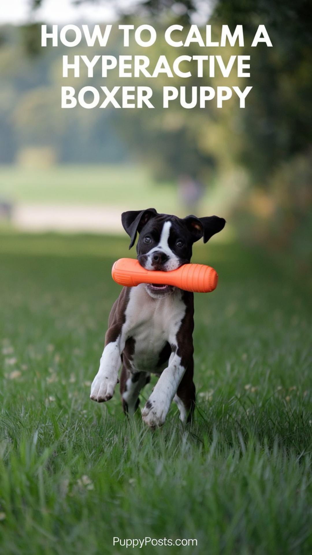 How to calm a hyperactive Boxer puppy How to calm a hyperactive Boxer puppy