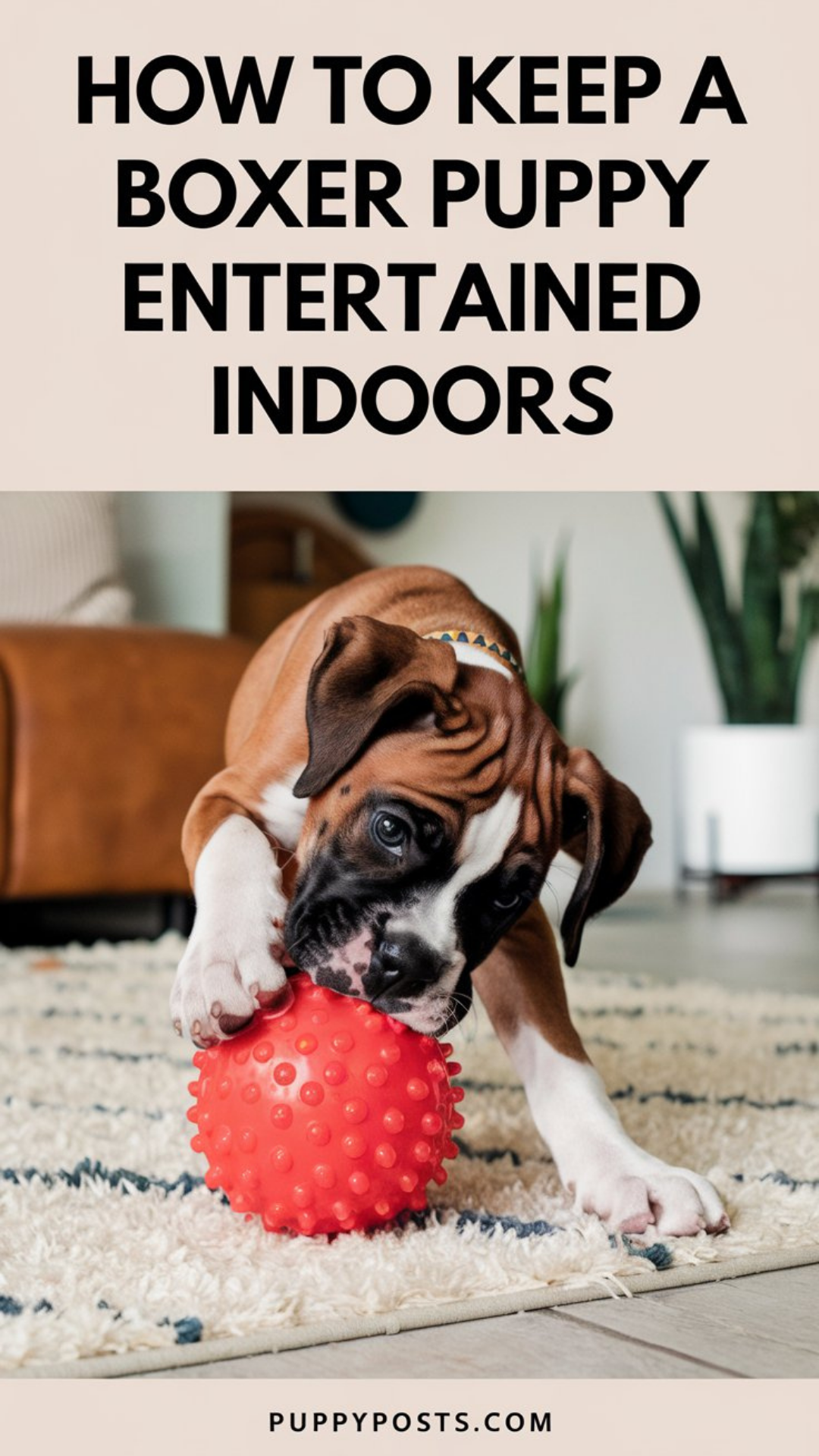 How to keep a Boxer puppy entertained indoors How to keep a Boxer puppy entertained indoors