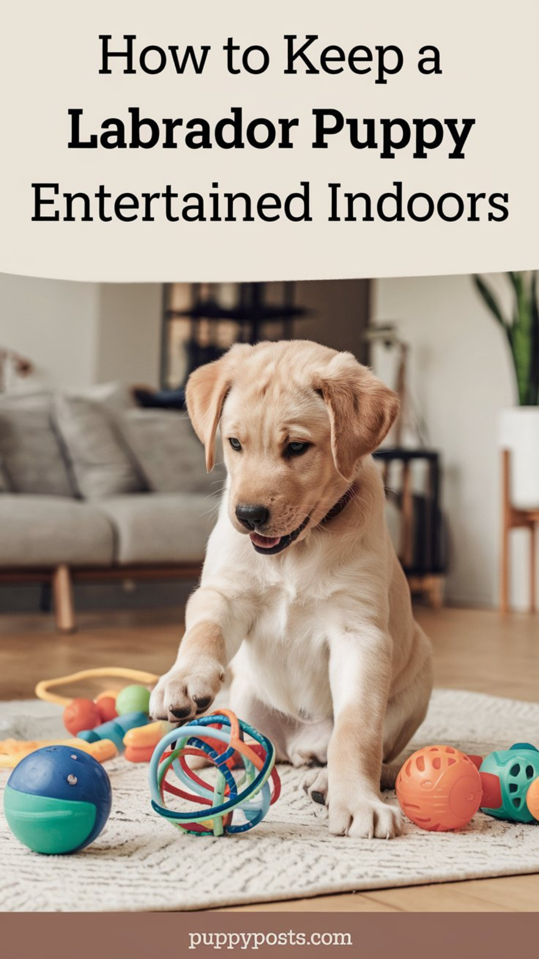 How to keep a Labrador puppy entertained indoors How to keep a Labrador puppy entertained indoors