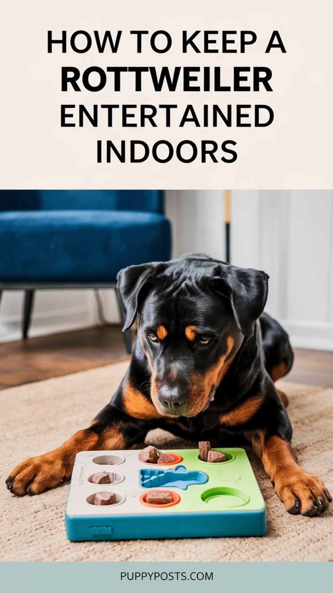 How to keep a Rottweiler entertained indoors How to keep a Rottweiler entertained indoors