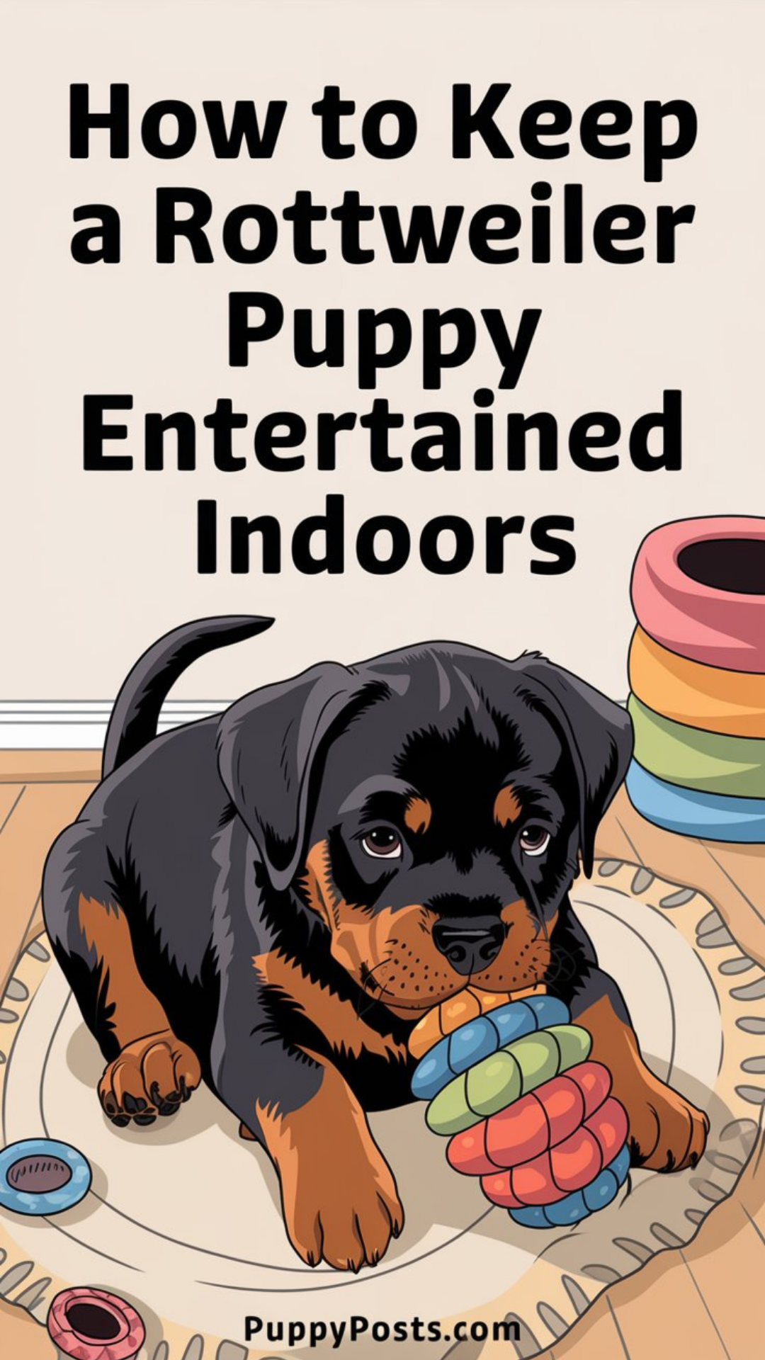 How to keep a Rottweiler puppy entertained indoors How to keep a Rottweiler puppy entertained indoors