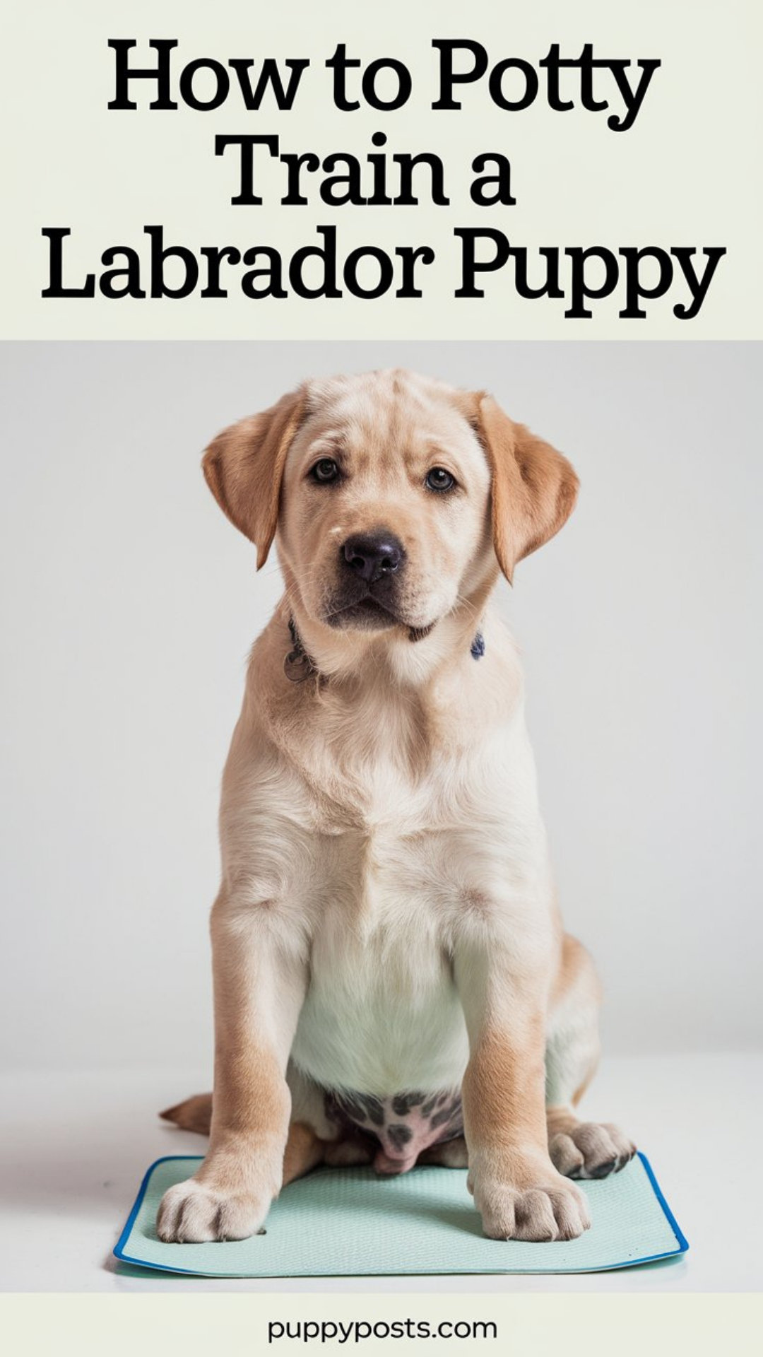 How to potty train a Labrador puppy How to potty train a Labrador puppy