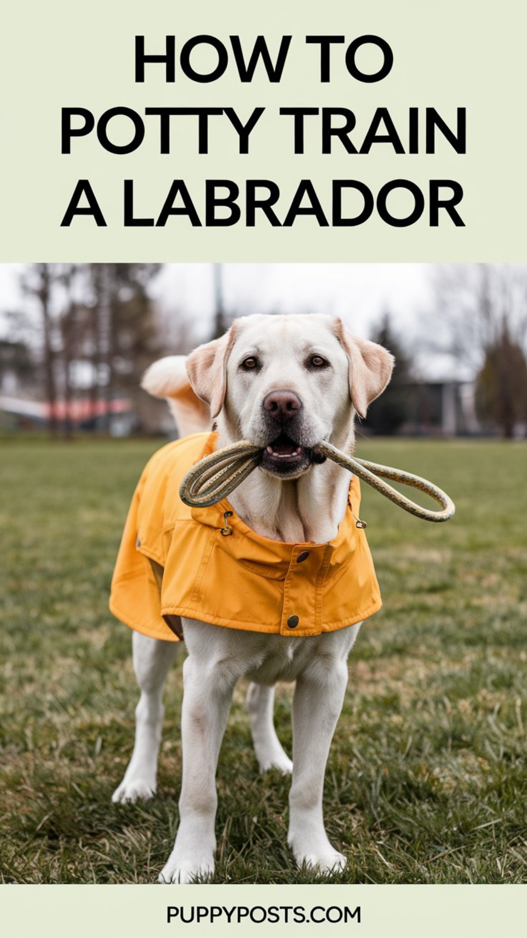 How to potty train a Labrador How to potty train a Labrador