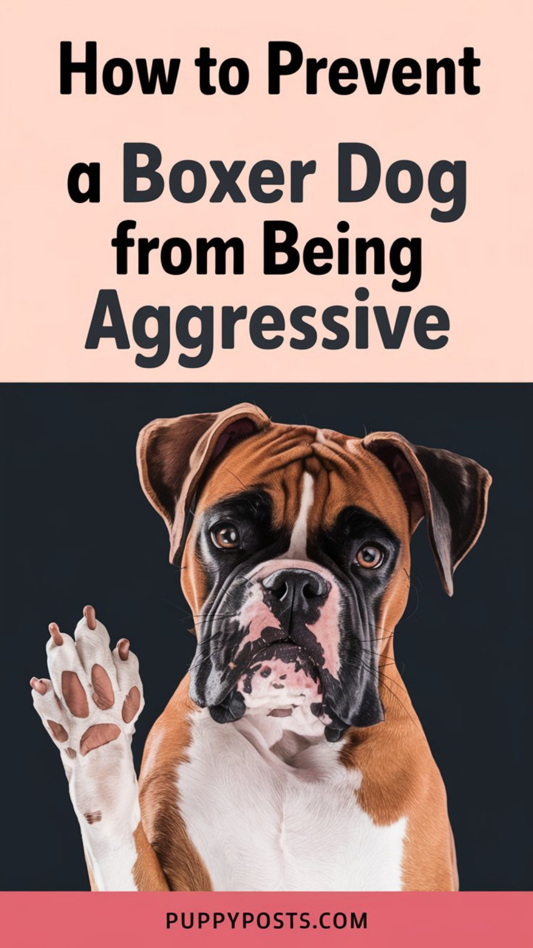 How to prevent a Boxer dog from being aggressive How to prevent a Boxer dog from being aggressive