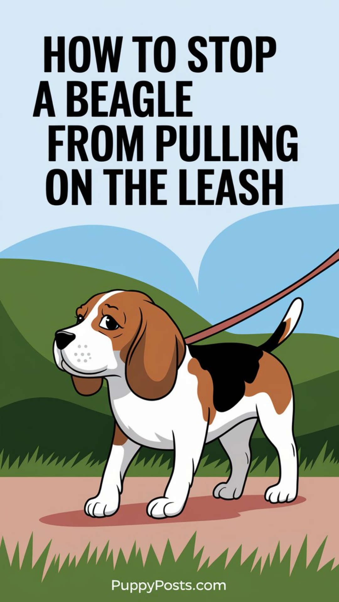 How to stop a Beagle from pulling on the leash How to stop a Beagle from pulling on the leash