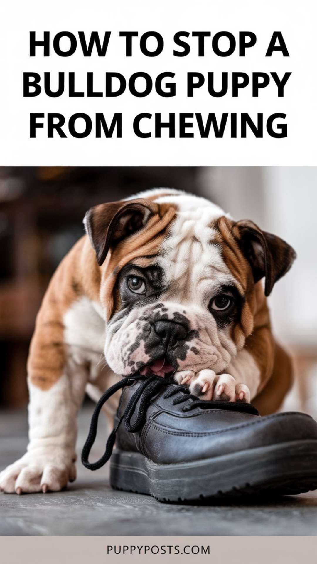 How to stop a Bulldog puppy from chewing How to stop a Bulldog puppy from chewing